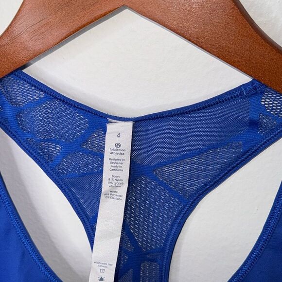 Lululemon Goal Crusher Tank Womens Size 4 - Picture 4 of 6